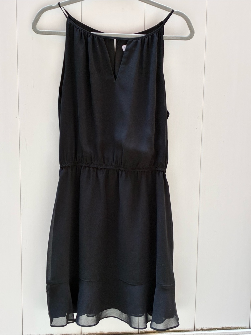 cupcakes & cashmere Black Spaghetti-Strap Dress